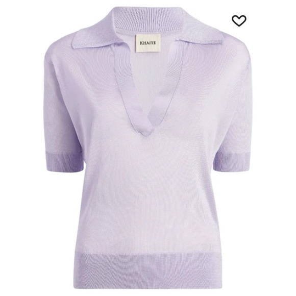 KHAITE
The Julita V-neck polo top - Picture 5 of 6